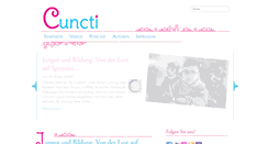 Desktop Screenshot of cuncti.net