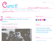 Tablet Screenshot of cuncti.net